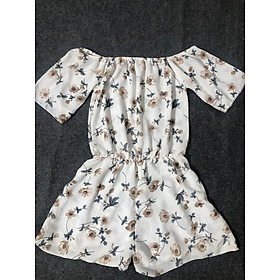 Váy đầm voan hoa nhí kiểu ngắn dáng xòe dự tiệc, dạo phố (real shot)