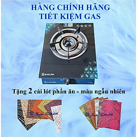 Bếp Gas Đơn SAKURA 310 Mặt Kính Cường Lực - Tiết kiệm gas - Hàng chính hãng