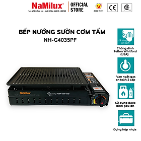 Bếp Nướng Sườn Cơm Tấm NaMilux NH-G4035PF Chống Dính Teflon