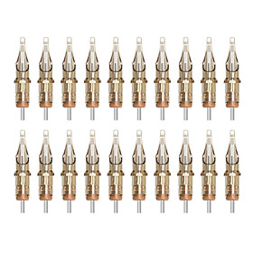 20PCS 9RS T-attoo Cartridge N-eedles Tubes Hand Poke Sterilized N-eedle Accessories Kit Set T-attoo Supplies for