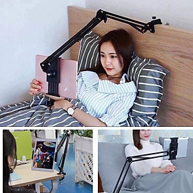 Mua Giá đỡ ipad điện thoại  máy tính bảng  kẹp đầu giường  cạnh bàn đa năng xoay 360 độ - Hàng Chính Hãng miDoctor