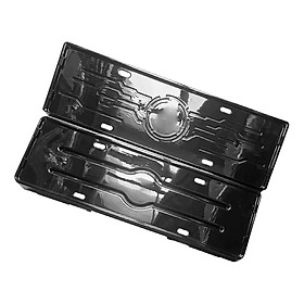 2 Pieces Front Rear  Plate Frame Number Plate Holder for Byd Han