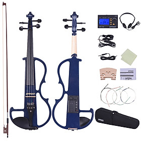 Đàn Violin Điện Ammoon 4/4 Loại 2 Thân Gỗ Mun