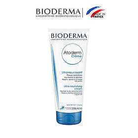 Kem Dưỡng Ẩm Cho Da Thường Và Da Khô Nhạy Cảm Bioderma Atoderm Crème - 200ml