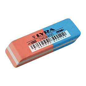 Tẩy chì 2 đầu xanh đỏ LYRA Eraser Dual Nhập khẩu Đức L7402400