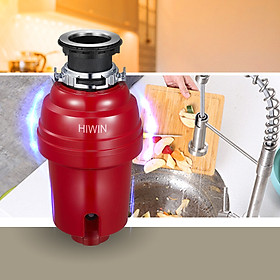 Hình ảnh Máy xử lý rác nhà bếp thông minh màu đỏ Hiwin KS-1000-R600 công suất 600W