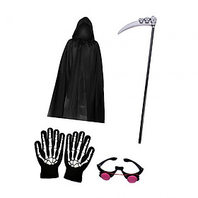 Halloween Grim Reaper Costume Set Stage Performances Grim Reaper  Prop
