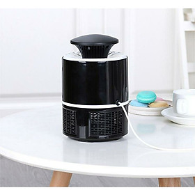 Máy bắt muỗi cao cấp có đèn led, cắm cổng USB V2 (Tặng kèm 3 nút kẹp cao su giữ dây điện- Màu ngẫu nhiên)