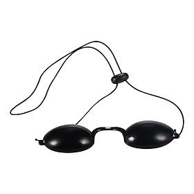 Flexible Tanning Bed Goggles Eye Protection UV Glasses Portable Black Glasses Protective Eye Mask Eyeshield
