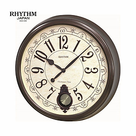 Mua Đồng hồ Rhythm CMJ504NR06 Kt 53.4 x 8.2cm  3.33kg Vỏ nhựa  dùng PIN