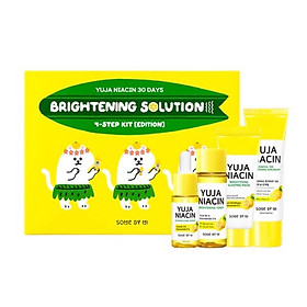 Bộ KIT Dưỡng Trắng Da Some By Mi Yuja Niacin 30Days Brightening Solution 4-Step Kit-Edition