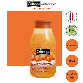 Sữa tắm tẩy tế bào chết Cottage, dung tích 270ml, Hương Caramel
