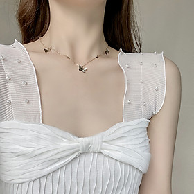 Dây chuyền vòng cổ cánh bướm ngôi sao cho nữ