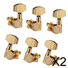 2x3R3L Sealed Guitar Tuning Pegs Tuners Machine Heads for Electric Guitar