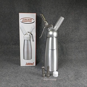 Mua Bình xịt kem tươi Cream Whipper 500ml Hợp kim nhôm  bộ vòi kim loại