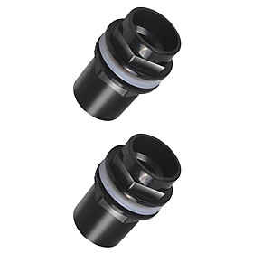 2x Aquarium Tank Water Treatment Pipe Tubing Joint Connector Coupler Adapter
