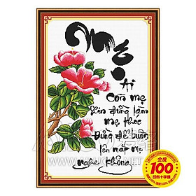 Tranh thêu Mẹ ms 51316