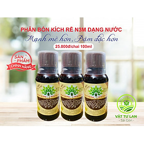 Mua Phân Bón Lá  Kích Rễ Cực Mạnh N3M Dạng Nước Đậm Đặc