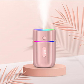 220ml Small Air Humidifier Wireless Mist Mini Humidifier, Super Quiet, 2 Model Sprayer, Portable Mist Purifier Aroma with Colorful Lights for Room Car