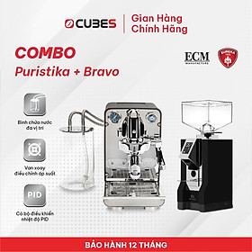 Mua Combo máy pha cà phê ECM Puristika và máy xay Eureka Mignon Bravo - Hàng nhập khẩu