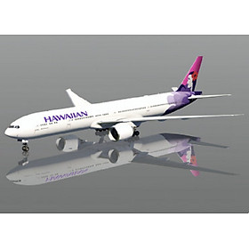 Mua Mô hình máy bay tĩnh B777 Hawaian 20cm có bánh xe