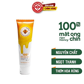 Hình ảnh Mật ong rừng Hoa Miền Núi dạng tuýp tiện dụng 130g - 100% mật ong chín Honimore 