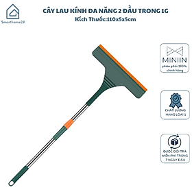 Mua Cây Lau Kính  Gạt Chùi Kính Đa Năng 2 Đầu Trong 1  Cán Tăng Giảm Chiều Dài Tiện Lợi - HÀNG CHÍNH HÃNG MINIIN