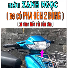 [TẶNG TEM] Bộ vỏ nhựa Màu XANH NGỌC cho xe Wave 110 - Wave  Thái  - Wave Zx đời 1997 đến  2006-TKB-540(8026)