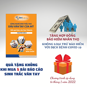 Sinh Trắc Vân Tay Gen Talents - Bài báo cáo đầy đủ 4 module