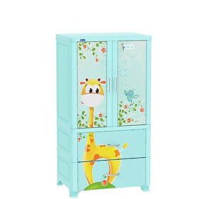 Mua Tủ Nhựa Wing 2C-2N Treo Quần Áo, Cao Cấp, 2 Cửa 2 Ngăn, Giá Rẻ, Chính  Hãng Nhựa Duy Tân - Xanh Dương Bé Hươu Tại Phú Mỹ Furniture | Tiki