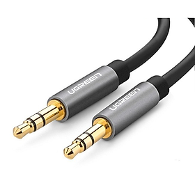 Mua Cáp Audio 3.5mm dây tròn 1M Ugreen UG-10733 mạ vàng 24K - Hàng chính hãng
