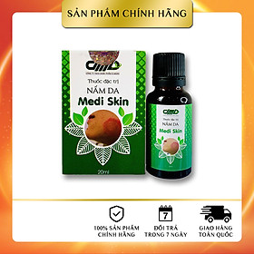 Hỗ trợ trị nấm da Medi Skin Tinh Chất Phục Hồi Giảm Ngứa Rát Vùng Da Do Nấm Từ Thảo Dược 20ml