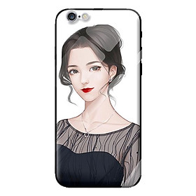 Ốp lưng kính cường lực cho iPhone 6s Plus Girl 219 - Hàng chính hãng