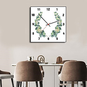 Mua Đồng Hồ Tráng Gương Hình Vuông-Tranh Dán Tường  Trang Trí