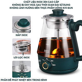 Mua Bình Đun Điện Nấu Trà Dưỡng Sinh Có Đế Rời  Dung Tích 1 Lít Nấu Trà Nấu Nước Giữ Nhiệt Đa Năng