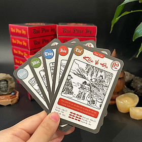 [CỰC HOT] Bộ 64 lá bài bói Quẻ Phục Hy - Kinh dịch phiên bản 2025 - Minh họa Tranh cổ - Nền đen