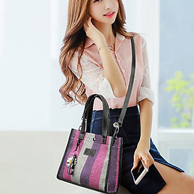 Túi xách nữ đeo chéo pha màu kiểu dáng Hàn Quốc sang trọng, thanh lịch TN160