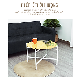 Mua Bàn Trà Sofa Phong Cách Hiện Đại Mặt Đá Mable - GM15