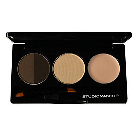 Bảng Phấn Và Kem Lót Kẻ Mày Studio Makeup Brow Sculpting Palette