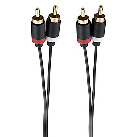 Hình ảnh Cáp AV 2xRCA - 2xRCA ELECOM DH-WRN10 (1m) - Hàng chính hãng