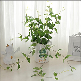 Mua Lá giả  cành cỏ ngọc điểm bình hoa  làm giỏ hoa treo tường