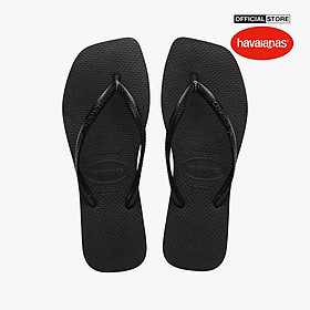 HAVAIANAS - Dép kẹp nữ Slim Square 4148301-0090-Size Brazil 33-34