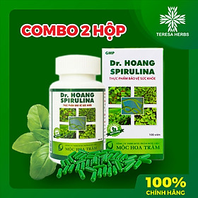 Viên Uống Tảo Xoắn Spirulina Dr Hoàng Hỗ Trợ Kích Thích Ăn Ngon Và Tăng Đề Kháng Hộp 100 Viên