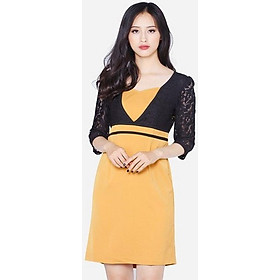 Đầm tay lỡ phối ren The One Fashion DDP2501VDE