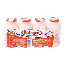 Sữa Chua Uống Men Sống Betagen Hương Cam 4 85ML