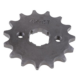 15T 15 Teeth 20mm 420 Chain Front Sprocket Cog for 125cc 140cc Pit Dirt Bike