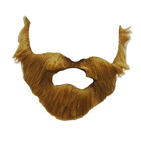 Hình ảnh Fake Beard Costume Realistic Halloween Beard Fake Mustaches Cosplay Dress up