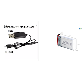 Mua Pin kèm sạc 3.7v 650mah Pin sạc máy bay