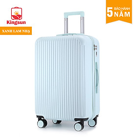 Vali Du Lịch Cao Cấp Size 24inch - Bảo Hành 5 Năm  KS-T01 - Xanh lam nhạt