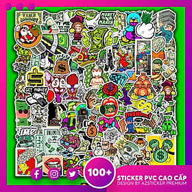 Set 50 Hình Sticker Chống Nước | Chủ Đề Tiền Money